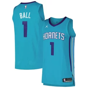 Perfecto Delicioso Sofisticado LaMelo Ball Charlotte Hornets Jordan Brand Authentic Player Jersey Icon Edition Teal  para los verdaderos seguidores