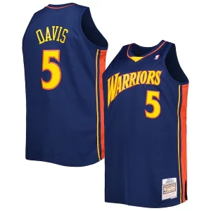Elegante Hermoso Baron Davis Golden State Warriors Big & Tall Hardwood Classics 2006/07 Swingman Jersey Navy  para los verdaderos seguidores