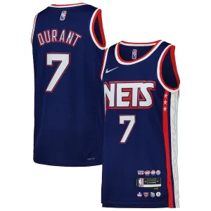 Atractivo Kevin Durant Brooklyn Nets Nike Swingman Player Jersey City Edition Blue/Gray  para los verdaderos seguidores