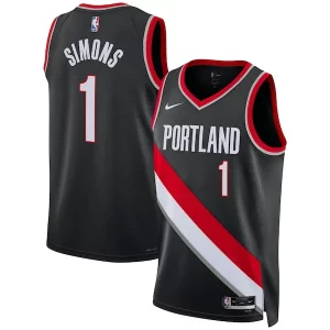 Duradero Magnífico Anfernee Simons Portland Trail Blazers Nike Unisex Swingman Jersey Icon Edition Black  para los verdaderos seguidores