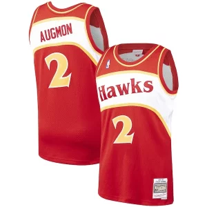 Bonito Stacey Augmon Atlanta Hawks 1991/92 Hardwood Classics Swingman Jersey Red  para los verdaderos seguidores