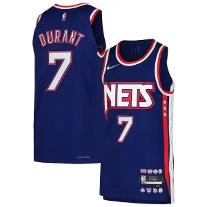 Maravilloso Genial Kevin Durant Brooklyn Nets Nike Authentic Player Jersey City Edition Blue  para los verdaderos seguidores