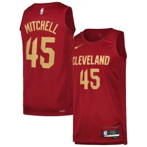 Original Donovan Mitchell Cleveland Cavaliers Nike Swingman Player Jersey Icon Edition Wine  para los verdaderos seguidores