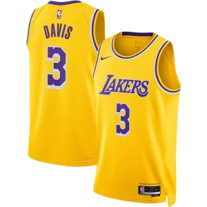 Único Anthony Davis Los Angeles Lakers Nike Unisex Swingman Jersey Icon Edition Gold  para los verdaderos seguidores