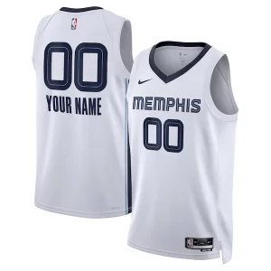 Atractivo Increíble Ideal Memphis Grizzlies Nike Unisex Swingman Custom Jersey White Association Edition  para los verdaderos seguidores