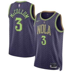 Único Clásico Encantador CJ McCollum New Orleans Pelicans Nike Unisex 2024/25 Swingman Player Jersey City Edition Purple  para los verdaderos seguidores