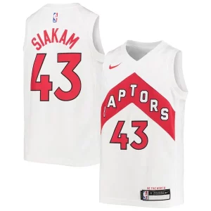 Robusto Fantástico Pascal Siakam Toronto Raptors Nike Youth Swingman Jersey Association Edition White/Red  para los verdaderos seguidores