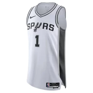 Encantador Fácil de llevar Victor Wembanyama San Antonio Spurs Nike Authentic Jersey Association Edition White  para los verdaderos seguidores