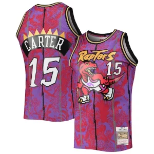 Atractivo Encantador Vince Carter Toronto Raptors Hardwood Classics 1998/99 Lunar New Year Swingman Jersey Purple  para los verdaderos seguidores