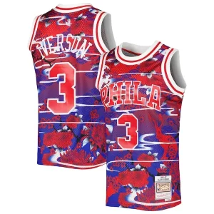 Encantador Allen Iverson Philadelphia 76ers 1996/97 Hardwood Classics Lunar New Year Swingman Jersey Red  para los verdaderos seguidores