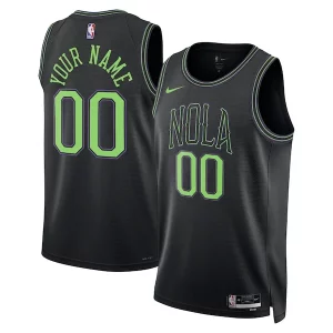 Sofisticado Único New Orleans Pelicans Nike Unisex 2023/24 Custom Swingman Jersey Black City Edition  para los verdaderos seguidores