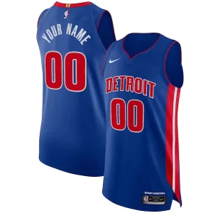 Moderno Cool Detroit Pistons Nike Authentic Custom Jersey Blue Icon Edition  para los verdaderos seguidores