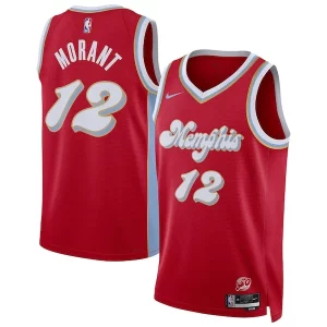 Único Ja Morant Memphis Grizzlies Nike Unisex 2024/25 Swingman Player Jersey City Edition Red  para los verdaderos seguidores