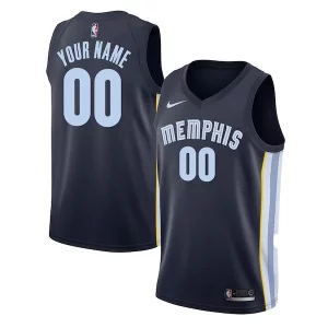 Increíble Fantástico Memphis Grizzlies Nike Swingman Custom Jersey Navy Icon Edition  para los verdaderos seguidores