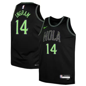 Duradero Brandon Ingram New Orleans Pelicans Nike Youth Swingman Replica Jersey City Edition Black  para los verdaderos seguidores