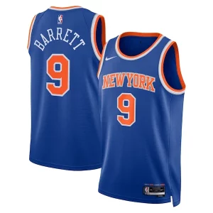 Fantástico RJ Barrett New York Knicks Nike Unisex Swingman Jersey Icon Edition Blue  para los verdaderos seguidores