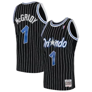 Clásico Original Duradero Tracy McGrady Orlando Magic Hardwood Classics Swingman Jersey Black/Blue  para los verdaderos seguidores