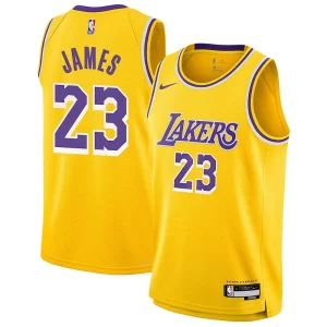 Encantador Atractivo LeBron James Los Angeles Lakers Nike Youth Swingman Jersey Icon Edition Gold  para los verdaderos seguidores