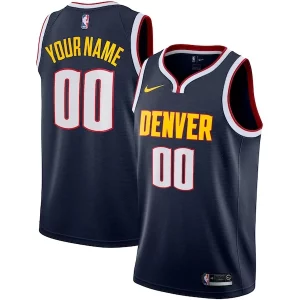 Increíble Único Denver Nuggets Nike 2022/23 Swingman Custom Jersey Icon Edition Navy  para los verdaderos seguidores