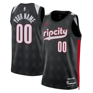 Sofisticado Resistente Portland Trail Blazers Nike Unisex 2024/25 Custom Swingman Jersey City Edition Black  para los verdaderos seguidores