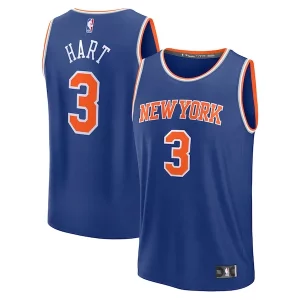 Exquisito Magnífico Bonito Josh Hart New York Knicks Fast Break Replica Player Jersey Icon Edition Royal  para los verdaderos seguidores