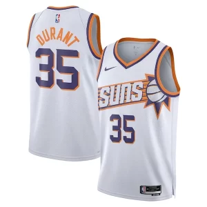 Bonito Duradero Kevin Durant Phoenix Suns Nike Unisex Swingman Jersey Association Edition White/Purple  para los verdaderos seguidores