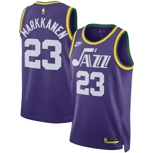 Magnífico Lauri Markkanen Utah Jazz Nike Unisex 2023/24 Swingman Replica Jersey Classic Edition Purple  para los verdaderos seguidores