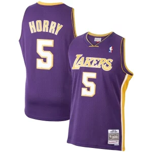 Ideal Magnífico Robert Horry Los Angeles Lakers 1999/00 Hardwood Classics Swingman Jersey Purple  para los verdaderos seguidores