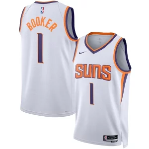 Bonito Estupendo Cool Devin Booker Phoenix Suns Nike Unisex Swingman Jersey Association Edition White/Purple  para los verdaderos seguidores