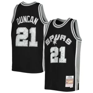 Sofisticado Robusto Comodo Tim Duncan San Antonio Spurs Youth 1998/99 Hardwood Classics 75th Anniversary Diamond Jersey  para los verdaderos seguidores