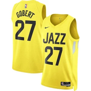 Perfecto Rudy Gobert Utah Jazz Nike Unisex Swingman Jersey Icon Edition Gold  para los verdaderos seguidores
