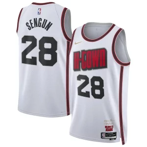 Maravilloso Alperen Sengun Houston Rockets Nike Unisex 2024/25 Swingman Player Jersey City Edition White  para los verdaderos seguidores