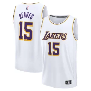 Delicioso Original Austin Reaves Los Angeles Lakers Youth Fast Break Replica Player Jersey Association Edition White  para los verdaderos seguidores