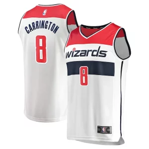 Clásico Carlton Carrington Washington Wizards Youth Fast Break Replica Player Jersey Association Edition White  para los verdaderos seguidores