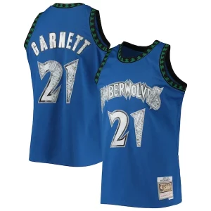 Chulo Estupendo Kevin Garnett Minnesota Timberwolves 2003/04 Hardwood Classics NBA 75th Anniversary Diamond Swingman Jersey Blue  para los verdaderos seguidores