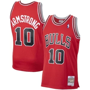Maravilloso Exquisito Versátil B. J. Armstrong Chicago Bulls 2001/02 Hardwood Classics Swingman Jersey Red  para los verdaderos seguidores