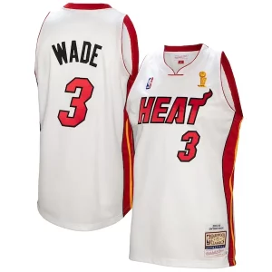 Original Dwyane Wade Miami Heat 2005 06 Authentic Player Jersey White  para los verdaderos seguidores