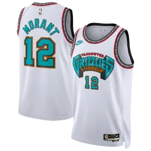 Versátil Ja Morant Memphis Grizzlies Nike Unisex 2024/25 Swingman Jersey White Classic Edition  para los verdaderos seguidores