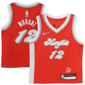 Hermoso Ja Morant Memphis Grizzlies Nike Toddler 2024/25 Swingman Player Jersey City Edition Red  para los verdaderos seguidores