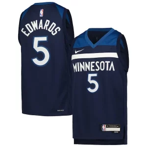 Magnífico Sofisticado Comodo Anthony Edwards Minnesota Timberwolves Nike Youth Swingman Jersey Icon Edition Navy  para los verdaderos seguidores