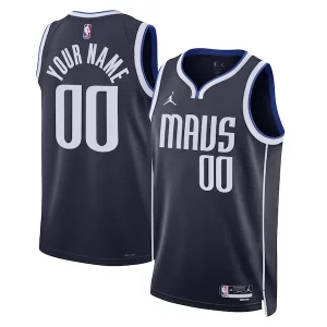 Robusto Bonito Genial Dallas Mavericks Jordan Brand Unisex 2022/23 Swingman Custom Jersey Statement Edition Navy  para los verdaderos seguidores