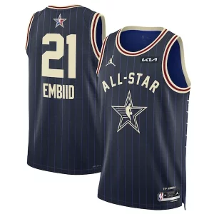 Hermoso Atractivo Joel Embiid Jordan Brand Unisex 2024 NBA All Star Game Swingman Jersey Navy  para los verdaderos seguidores