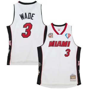 Duradero Hermoso Dwyane Wade Miami Heat Unisex Hall of Fame Class of 2023 Throwback Swingman Jersey White  para los verdaderos seguidores