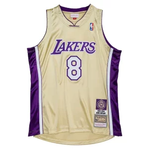 Genial Único Kobe Bryant Los Angeles Lakers Hall of Fame Class of 2020 #8 Authentic Jersey Gold/Purple  para los verdaderos seguidores