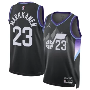 Magnífico Genial Lauri Markkanen Utah Jazz Jordan Brand Unisex 2024/25 Swingman Jersey Statement Edition Black  para los verdaderos seguidores
