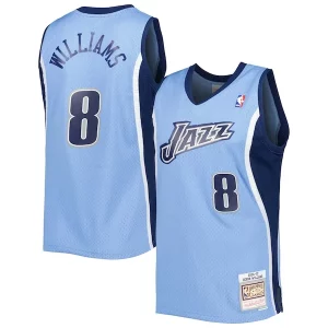 Chulo Magnífico Deron Williams Utah Jazz 2001/02 Hardwood Classics Swingman Jersey Blue  para los verdaderos seguidores