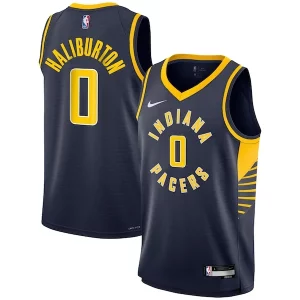 Atractivo Fácil de llevar Tyrese Haliburton Indiana Pacers Nike Youth Swingman Jersey Icon Edition Navy  para los verdaderos seguidores