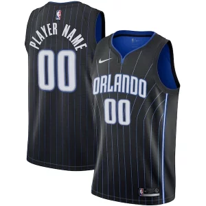 Hermoso Orlando Magic Nike 2020/21 Swingman Custom Jersey Icon Edition Black/White  para los verdaderos seguidores