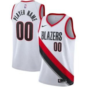 Elegante Portland Trail Blazers Nike 2020/21 Swingman Custom Jersey Association Edition White  para los verdaderos seguidores