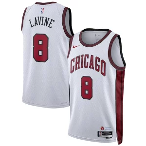Lujoso Fácil de llevar Zach LaVine Chicago Bulls Nike Unisex 2022/23 Swingman Jersey City Edition White  para los verdaderos seguidores